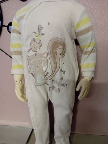 Pyjama velours Gémo 6 mois