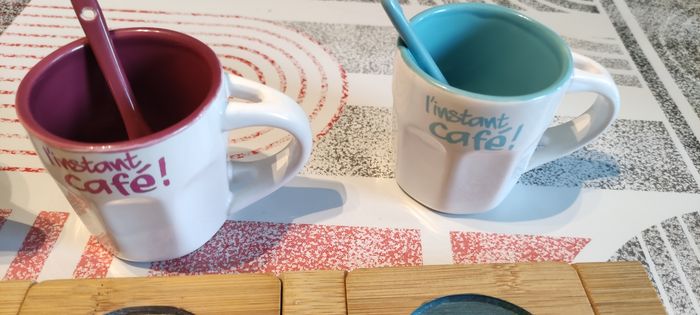 Ensemble tasses à café - photo numéro 3