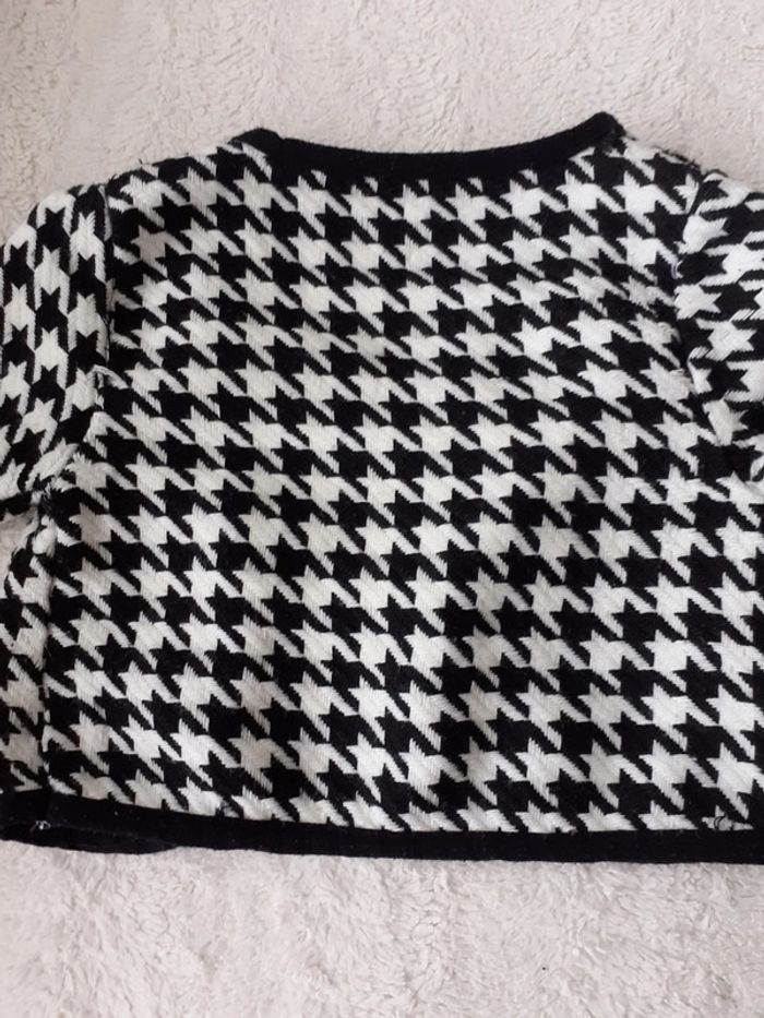 Gilet et sac pied de poule fille 6 ans - photo numéro 5