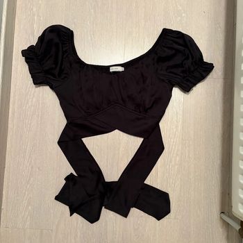 Crop top Vera & Lucy • noir • 34 🌿