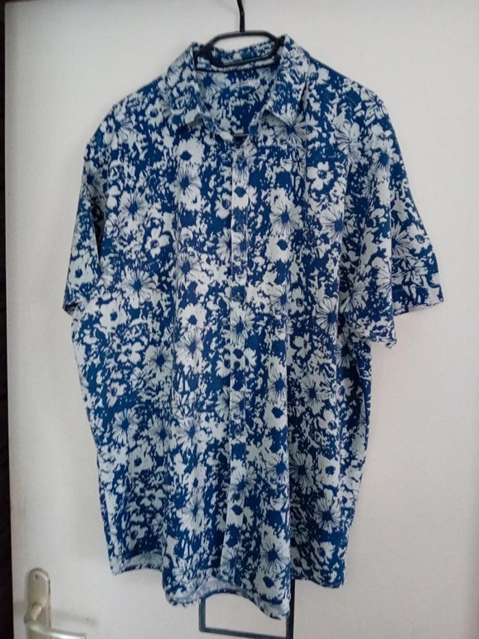 Chemise Motif fleur Gémo XL