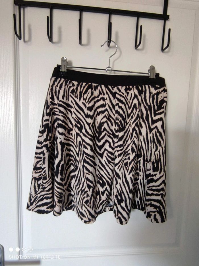Jupe motif zebre