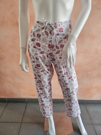 Bas de pyjama fleuri