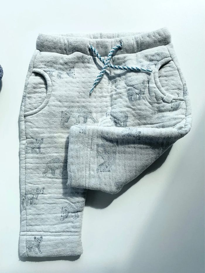 Lot de 3 pantalons jogging 1 an / 12 mois - photo numéro 3