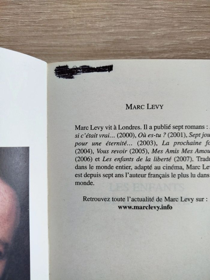 Les enfants de la liberté, Marc Lévy - photo numéro 3