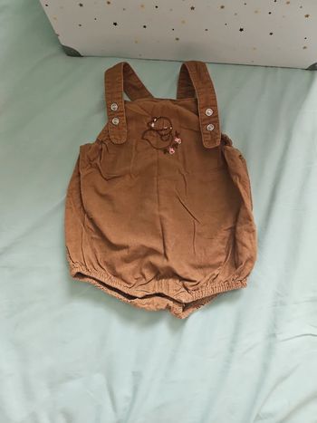 Salopette short obaibi 3 mois