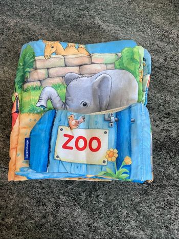 Livre animaux en tissus