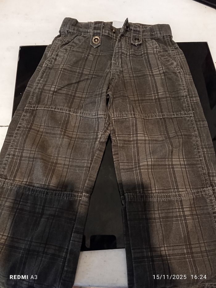 Pantalon à carreaux 3 ans