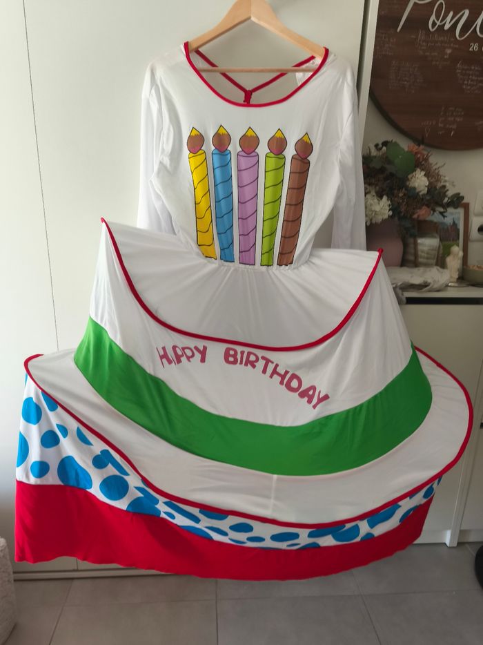 Déguisement gâteau d'anniversaire