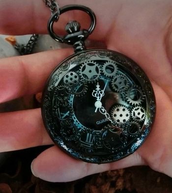 A30 montre à gousset rétro vintage originale bronze noire