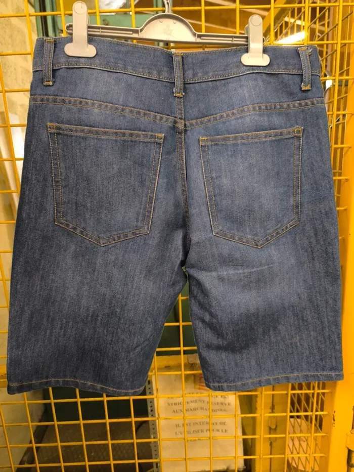 119015 short en jeans bleu homme 40 denim co - photo numéro 2