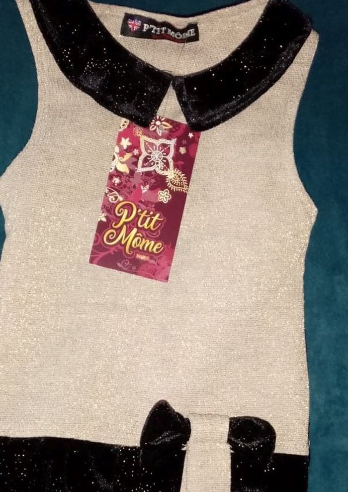 Robe neuve paillettes fêtes fille 3 ans - photo numéro 4
