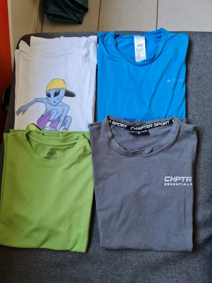 Lot maillots manches courte taille M