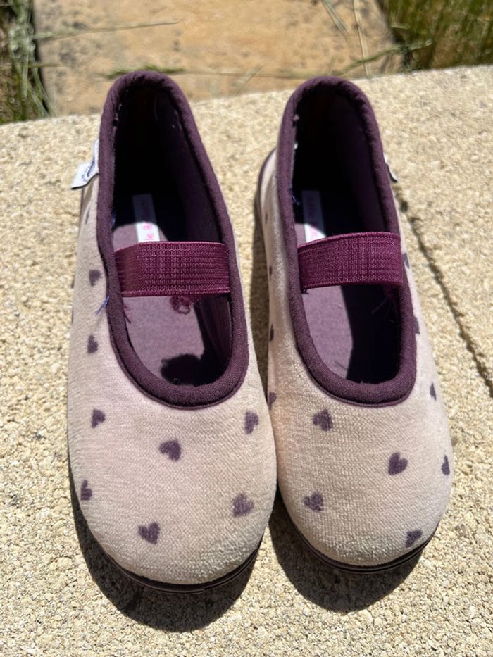 Chausson Petit Bateau taille 27 petit cœur 💜 - photo numéro 5