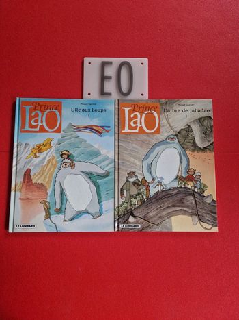 Lot de 2 bd prince lao 1 et 2,EO