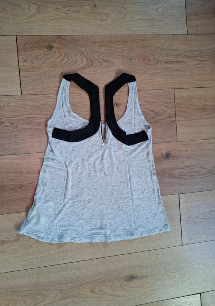 Débardeur bershka gris chiné taille xs - photo numéro 6