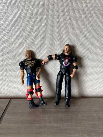 Figurines Triple H VS Stone Cold Steve Austin