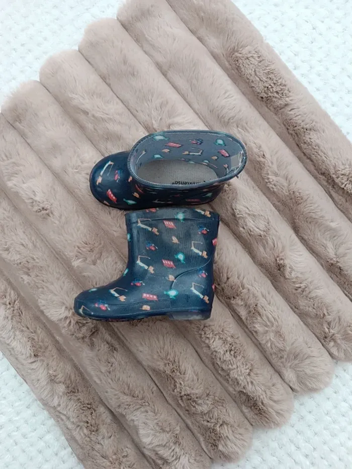 🔸Bottes de Pluie Garçon Véhicules In Extenso 21🔸