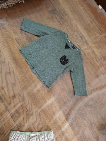 Tee-shirt manches longues vert