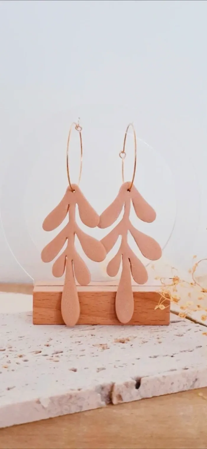 🌊 Écume salée xxl – Boucles d’oreilles bohème chic - photo numéro 3