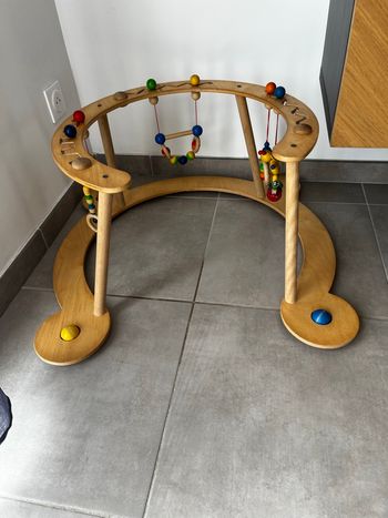Chariot de marche en bois montessori 