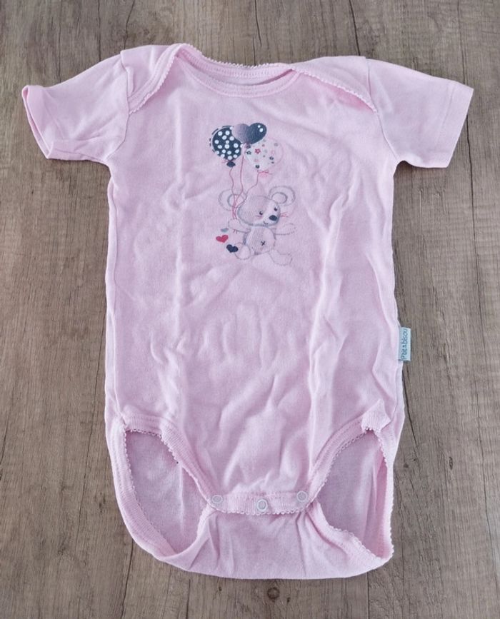Body manches courtes fille rose taille 12 mois Absorba