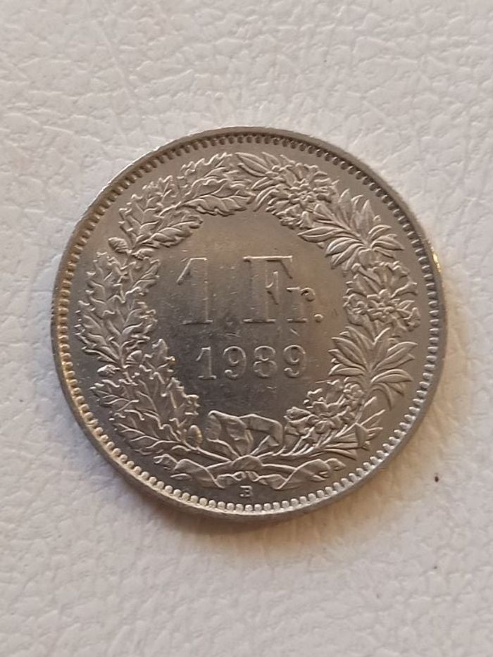 1 franc suisse 1989