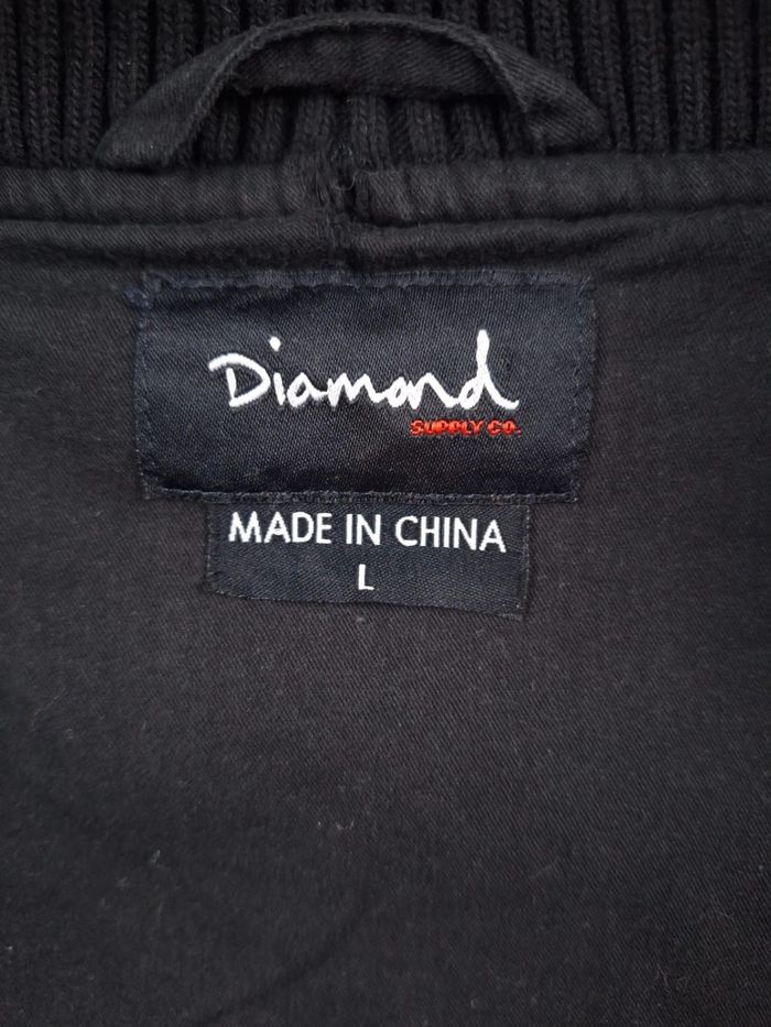 blouson teddy Diamond Supply Co – Homme – Taille L full broderie (706) - photo numéro 8