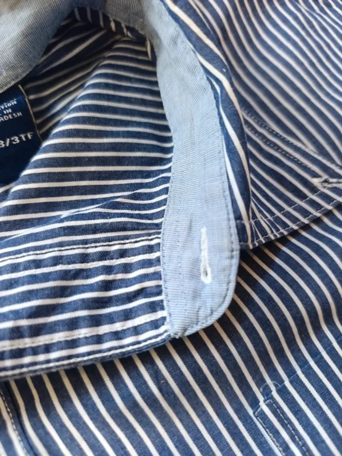 Chemise manches longues Chaps à rayures 3xl - photo numéro 5