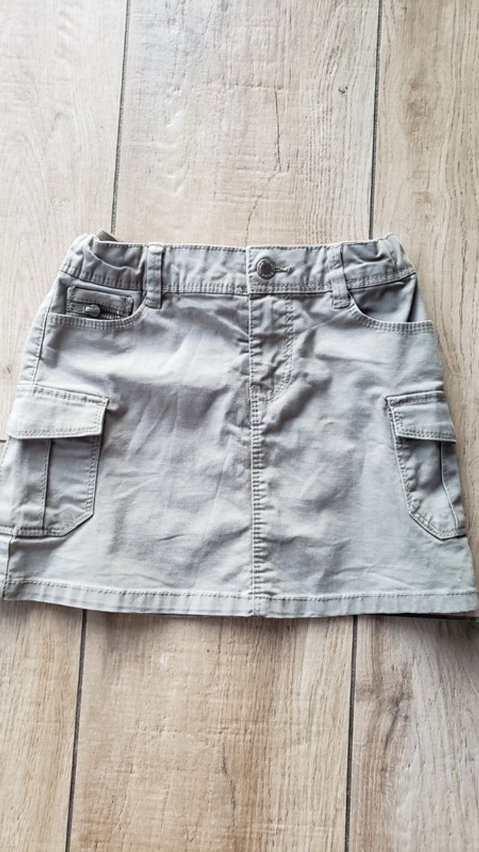 Jupe Okaïdi kaki 4 ans