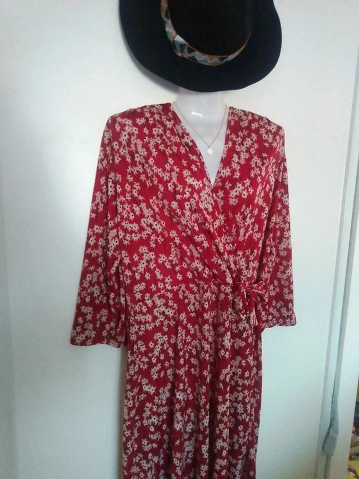 Robe longue Kiabi (bordeaux), XL / 42 / 14 - photo numéro 2