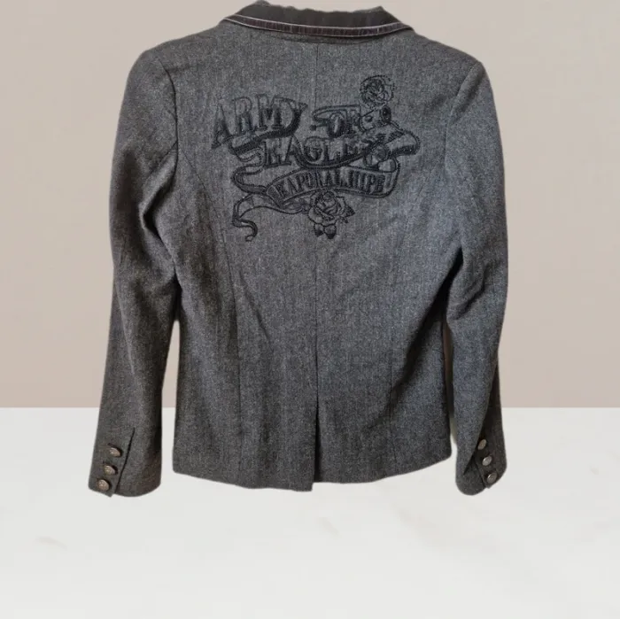 Veste blazer gris - Kaporal - Taille M - photo numéro 3