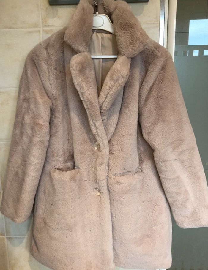 Manteau imitation fourrure - photo numéro 2