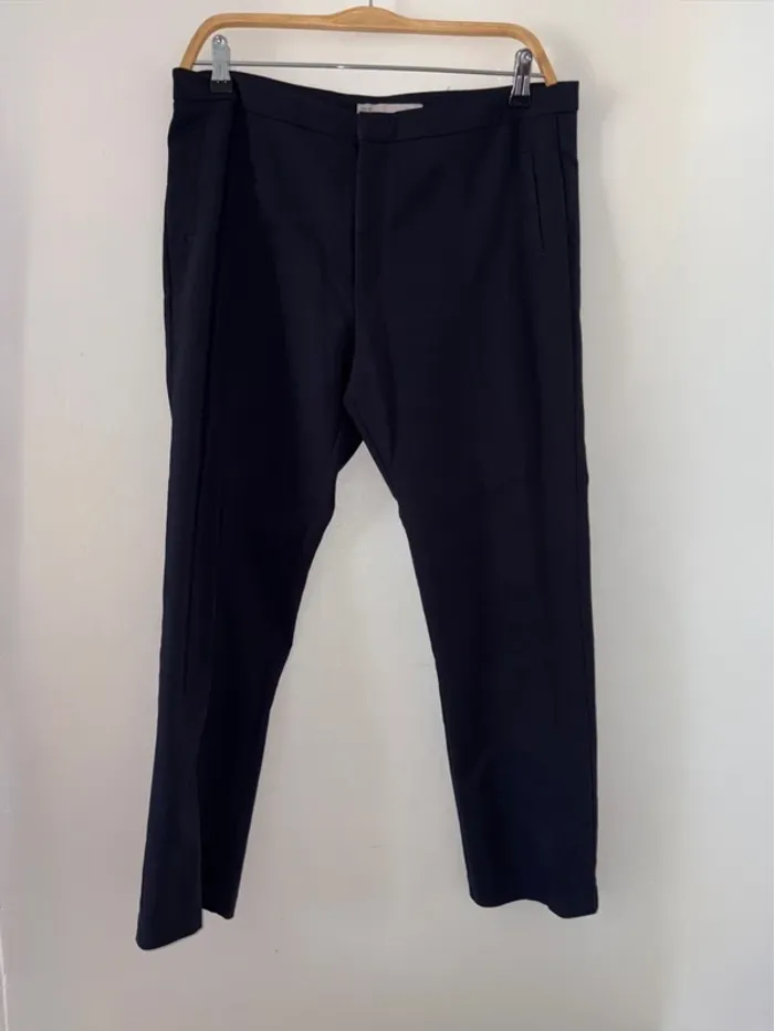 Pantalon à pinces femme Sfera taille 44 bleu marine en très bon état - photo numéro 5
