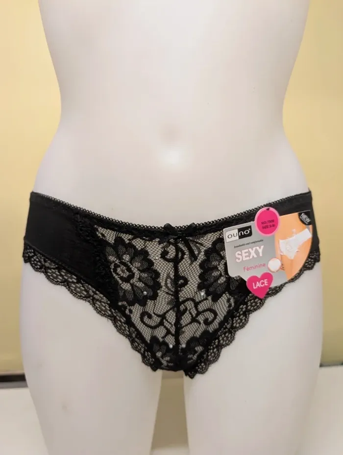Culotte dentelle strass