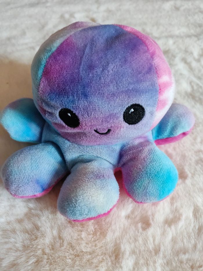 🪼jolie peluche pieuvre réversible 🪼