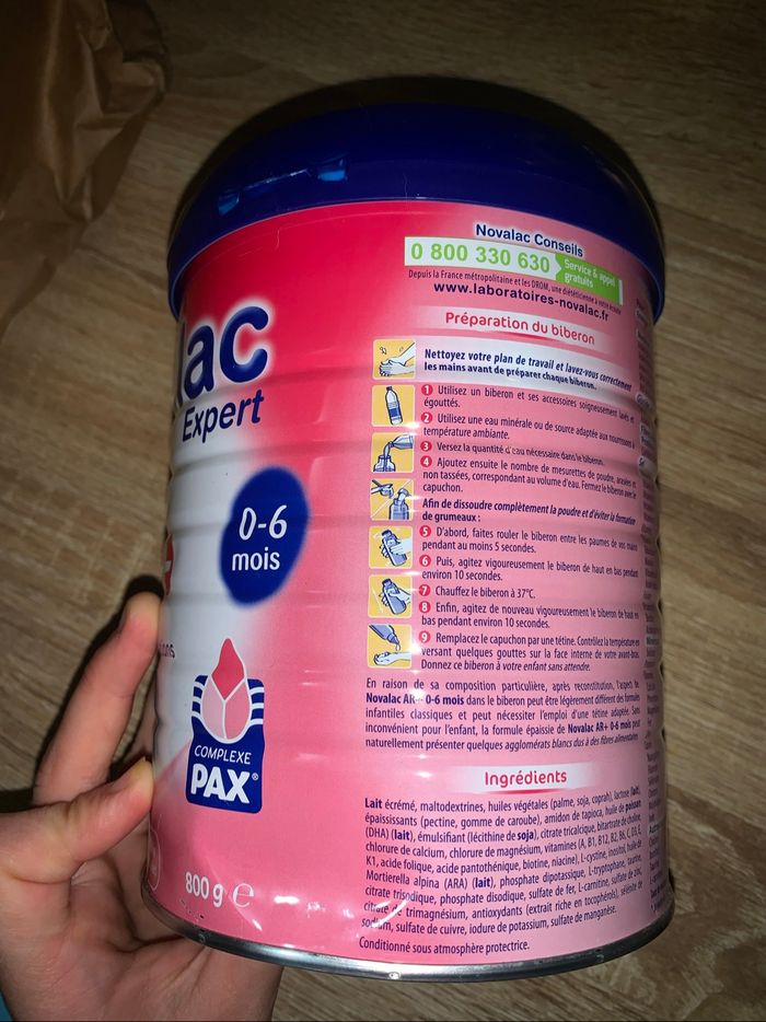 Lait bébé novalac ar+ 1er âge - photo numéro 2