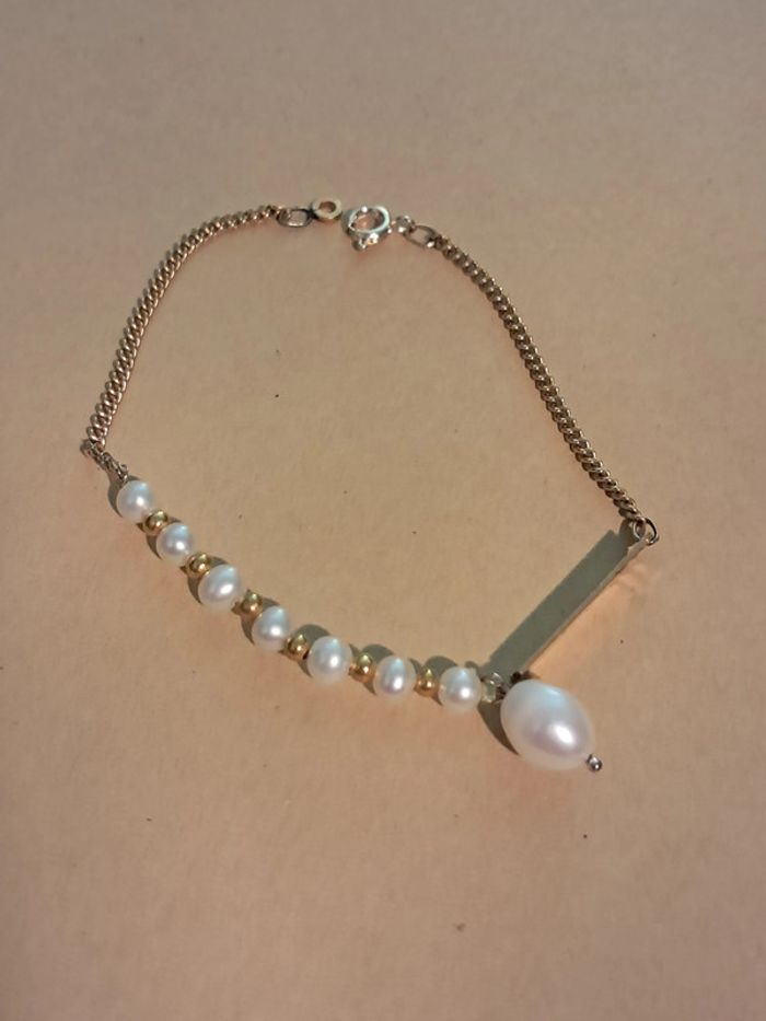 Ancienne gourmette art déco up cyclee - photo numéro 2