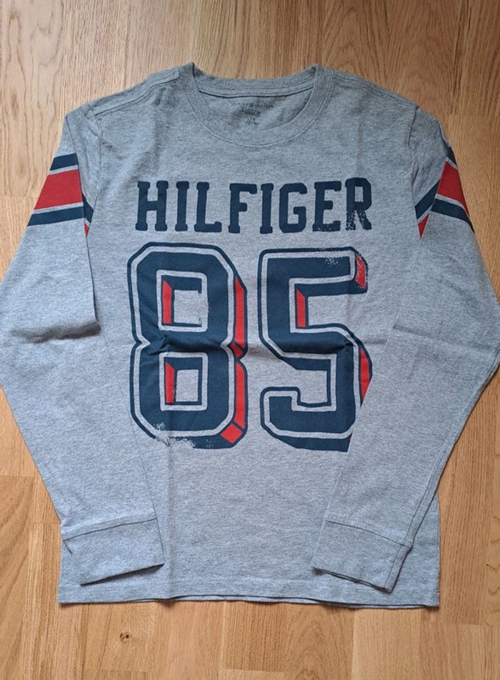 T-shirt manches longues gris Tommy Hilfiger