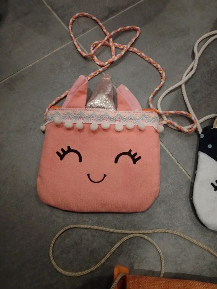 Lot de 3 petits sacs en bandoulière - Petite fille - photo numéro 2