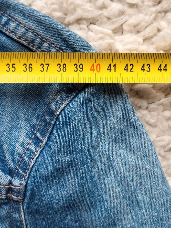 Veste en jean bleue claire Camaïeu Taille 36 - photo numéro 11