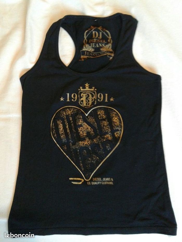 Débardeur diesel noir