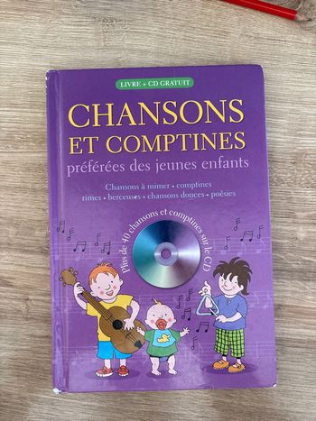 Livre CD Chansons et comptines