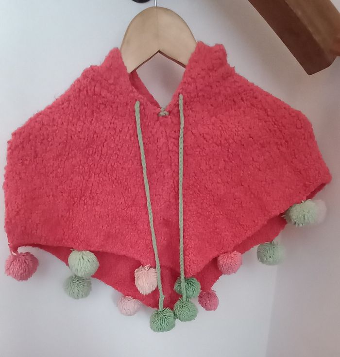 Poncho fille taille unique