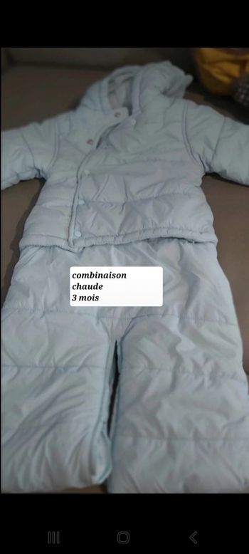 Combinaison manteau 3 mois in extenso