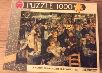 Puzzle 1000 pièces Neuf Le moulin de la galette de Renoir 1876