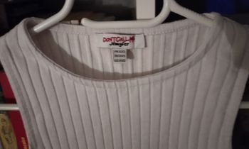 Haut blanc "Jennyfer" XXS en très bon état