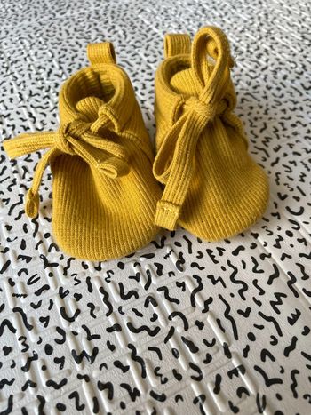 Chaussons coton côtelé
