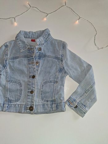 Veste en jean bleu avec poches Okaïdi
