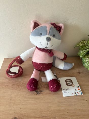 Doudou eveil raton laveur activités trois kilos sept neuf